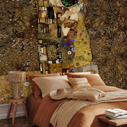 Fotobehang Klimt inspiration: Golden Kiss