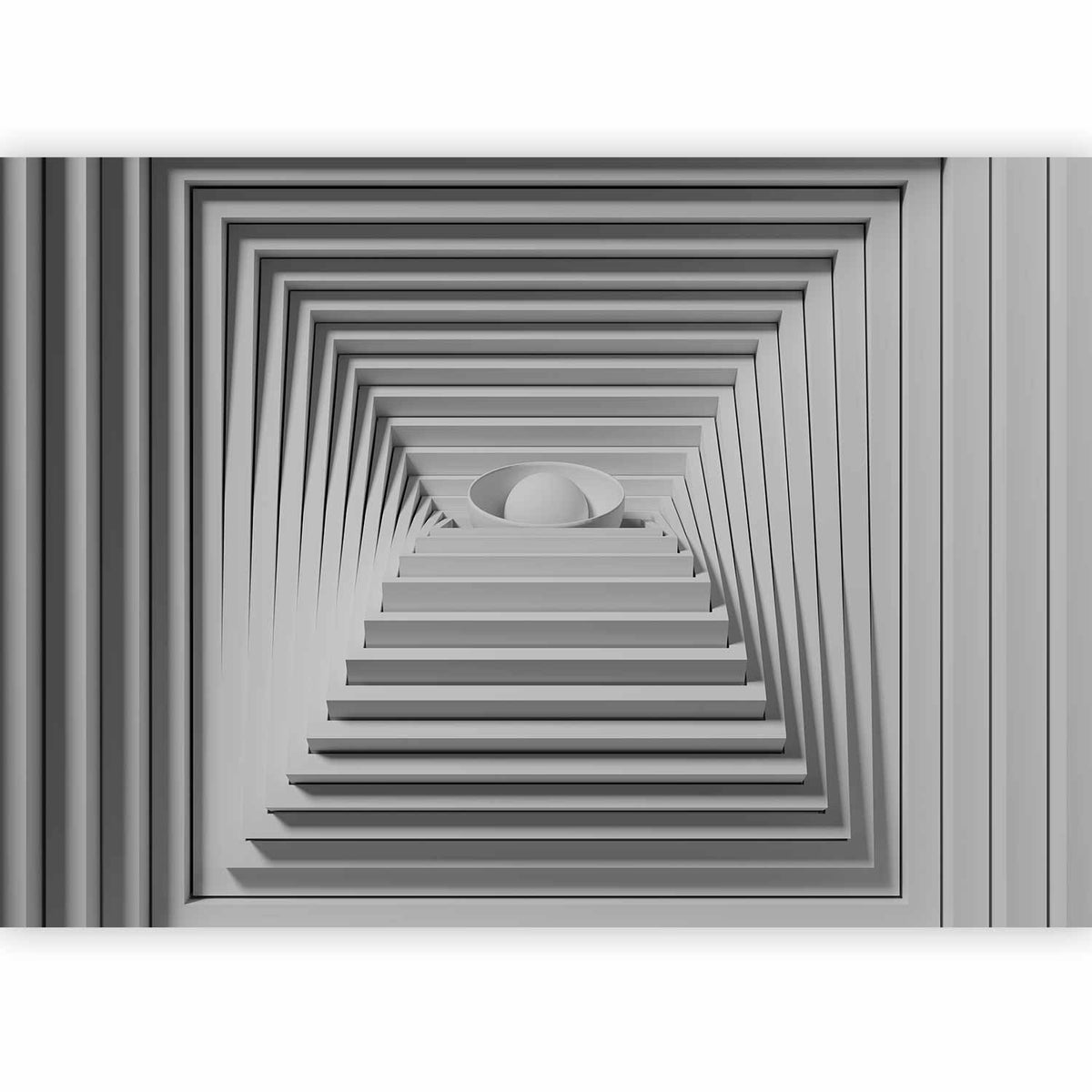 Fotobehang Quadrangle Depth