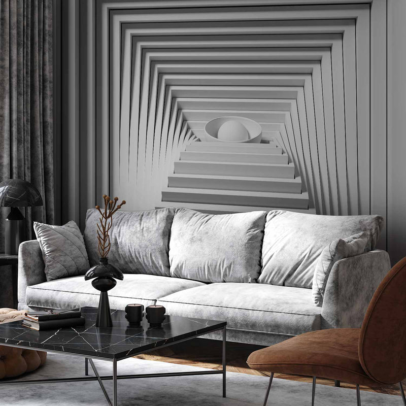Fotobehang Quadrangle Depth