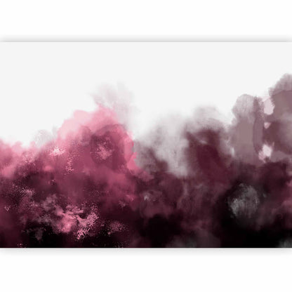 Fotobehang Watercolour Variation - Red